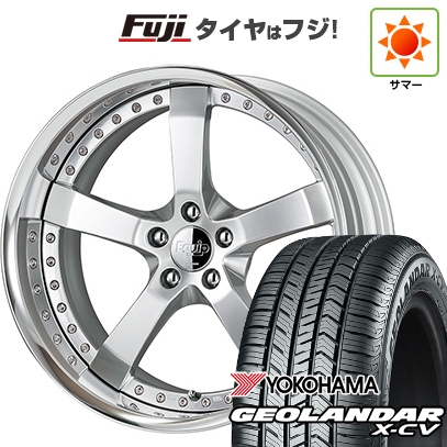 【新品国産車用5穴114.3】 | 夏タイヤ ホイール4本セット | 235/55R19 | ヨコハマ ジオランダー X-CV G057 | WORK ワーク エクイップ E05 | 7.5J 19インチ