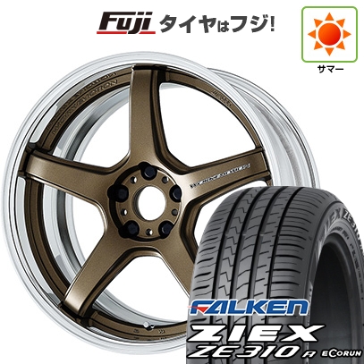 ZIEX - 【新品国産車用5穴114.3】 | 夏タイア 車輪4本仕掛ける | 225/40R18 | ジークス ZE310R エコ幽客(押さえる) | 情感 T5R 2P 18in 自動車-夏タイヤ、ホイールセット-車、バイク、自転車