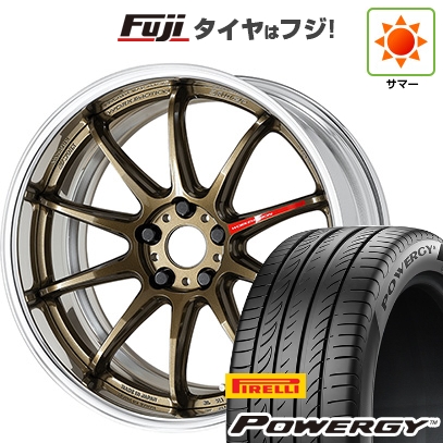 【新品国産車用5穴114.3】 | 夏タイヤ ホイール4本セット | 225/40R18 | ピレリ パワジー | WORK ワーク エモーション ZR10 2P フルリバースリム | 8J 18インチ