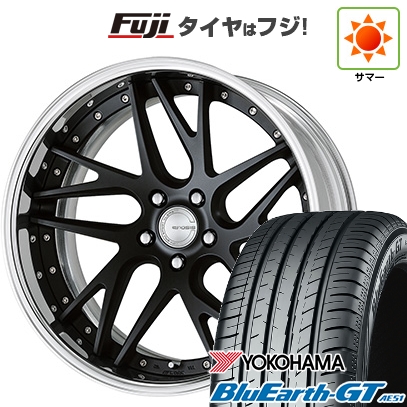 【新品国産車用5穴114.3】 | 夏タイヤ ホイール4本セット | 225/40R19 | ヨコハマ ブルーアース GT AE51 | WORK ワーク グノーシスCV CVX | 9J 19インチ
