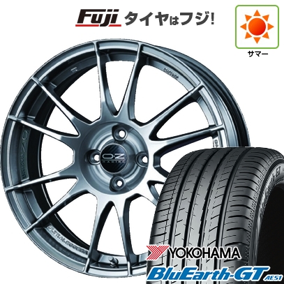 BluEarth - 【新品国産車用4穴100】 | 夏タイア 銀輪4本仕掛ける | 205/45R17 | ヨコハマ 青味地べた GT AE51 | OZ ウルトラレッジェーラ | 7J 17in