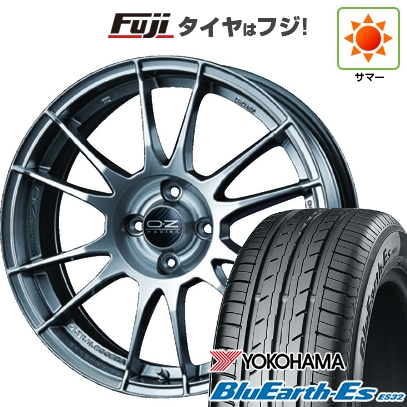 【新品国産車用4穴100】 | 夏タイヤ ホイール4本セット | 195/55R16 | ヨコハマ ブルーアース ES32 | OZ ウルトラレッジェーラ | 7J 16インチ
