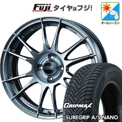 グリップマックス - 【新品】ライズ/ロッキー（揮発油） | オール時季タイア 銀輪4本仕かける | 195/60R17 | Sure Grip AS ナノ | OZ ウルトラレッジェーラ 17in
