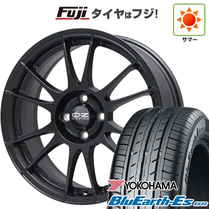 【新品国産車用4穴100】 | 夏タイヤ ホイール4本セット | 195/55R16 | ヨコハマ ブルーアース ES32 | OZ ウルトラレッジェーラ | 7J 16インチ