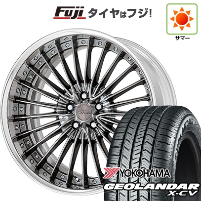 【新品国産車用5穴114.3】 | 夏タイヤ ホイール4本セット | 255/45R20 | ヨコハマ ジオランダー X-CV G057 | WORK ワーク シュヴァート グラソン | 20インチ