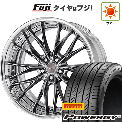【新品国産車用5穴114.3】 | 夏タイヤ ホイール4本セット | 225/55R19 | ピレリ パワジー | WORK ワーク シュヴァート ブルネン | 19インチ