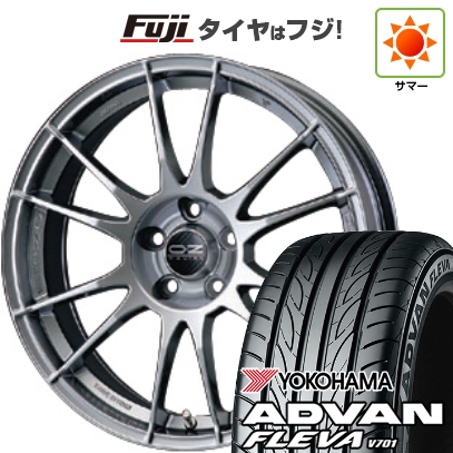 【新品国産車用5穴100】 | 夏タイヤ ホイール4本セット | 215/45R17 | ヨコハマ アドバン フレバV701 | OZ ウルトラレッジェーラ | 7.5J 17インチ