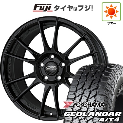 GEOLANDAR - 【新品国産車用5穴100】 | 夏タイア 銀輪4本仕かける | 225/55R18 | ヨコハマ ジオランダー A/T4 G018 RBL | OZ ウルトラレッジェーラ | 8J 18in