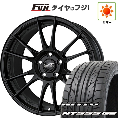 【パンク保証付き】【新品国産車用5穴114.3】 | 夏タイヤ ホイール4本セット | 215/45R18 | ニットー NT555 G2 | OZ ウルトラレッジェーラ | 8J 18インチ