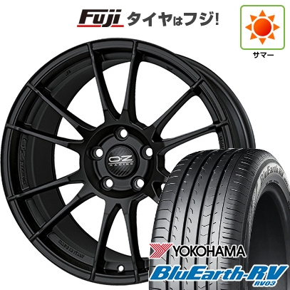 パンク保証付き 新品国産車用5穴114.3 | 夏タイヤ ホイール4本セット | 225/55R18 | ブルーアース RV-03 | OZ ウルトラレッジェーラ 18インチ