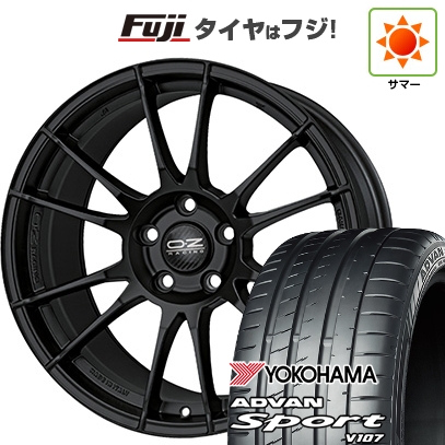 パンク保証付き 新品国産車用5穴114.3 | 夏タイヤ ホイール4本セット | 225/45R18 | アドバン スポーツ V107(限定) | OZ ウルトラレッジェーラ 18インチ