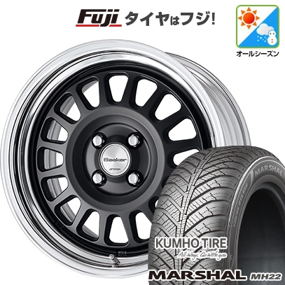 【新品国産車用4穴100】 | オールシーズンタイヤ ホイール4本セット | 185/55R16 | クムホ マーシャル MH22 オールシーズン(限定) | シーカー FD | 6J 16インチ