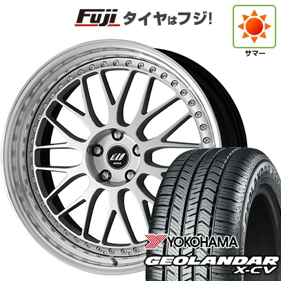 【新品国産車用5穴114.3】 | 夏タイヤ ホイール4本セット | 235/55R19 | ヨコハマ ジオランダー X-CV G057 | WORK ワーク ジスタンス W10M | 8.5J 19インチ