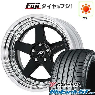 【新品国産車用5穴114.3】 | 夏タイヤ ホイール4本セット | 225/45R19 | ヨコハマ ブルーアース GT AE51 | WORK ワーク ジスタンス W5S S/W | 19インチ