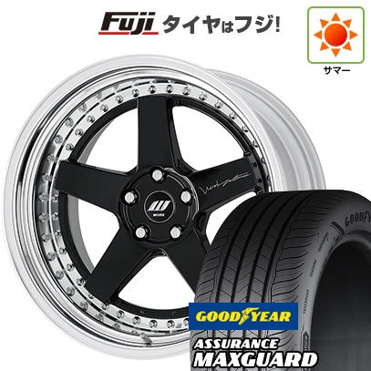 ASSURANCE - 【新品国産車用5穴114.3】 | 夏タイア 車輪4本仕掛ける | 225/45R19 | グッドイヤー Assurance Maxguard(押さえる) | ジスタンス W5S S/W 19in 夏タイヤ、ホイールセット-タイヤ、ホイール-車、バイク、自転車
