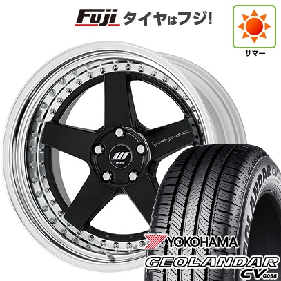 【新品国産車用5穴114.3】 | 夏タイヤ ホイール4本セット | 235/55R19 | ヨコハマ ジオランダー CV G058 | WORK ワーク ジスタンス W5S S/W | 8J 19インチ