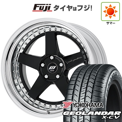 【新品国産車用5穴114.3】 | 夏タイヤ ホイール4本セット | 225/45R19 | ヨコハマ ジオランダー X-CV G057 | WORK ワーク ジスタンス W5S S/W | 7.5J 19インチ