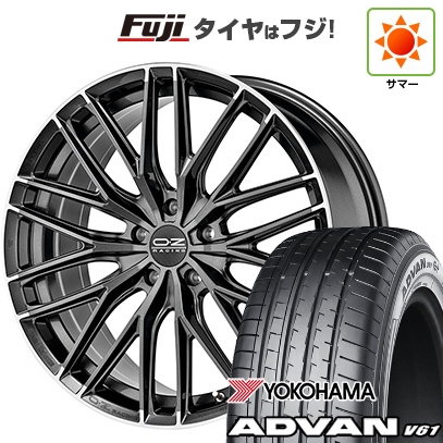【新品国産車用5穴114.3】 | 夏タイヤ ホイール4本セット | 255/45R20 | ヨコハマ アドバン V61 | OZ グランツーリズモ HLT | 8.5J 20インチ