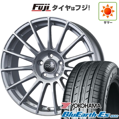 【新品国産車用 4穴100車】 夏タイヤ ホイール4本セット 205/40R17 ヨコハマ ブルーアース ES32 OZ SツーリズモLM 17インチ