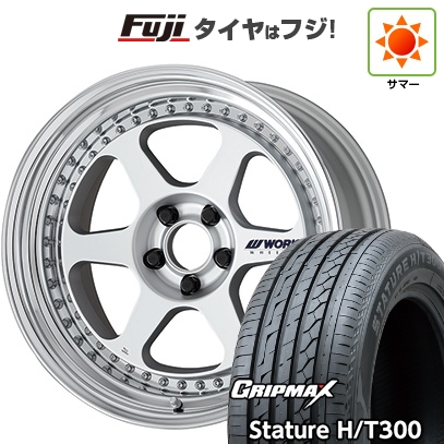 【新品国産車用5穴114.3】 | 夏タイヤ ホイール4本セット | 235/55R19 | スタチャー H/T300 BSW | WORK ワーク マイスター L1 3P | 19インチ