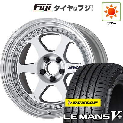 【新品国産車用5穴114.3】 | 夏タイヤ ホイール4本セット | 225/35R19 | ダンロップ ルマン V+(ファイブプラス) | WORK ワーク マイスター L1 3P | 19インチ