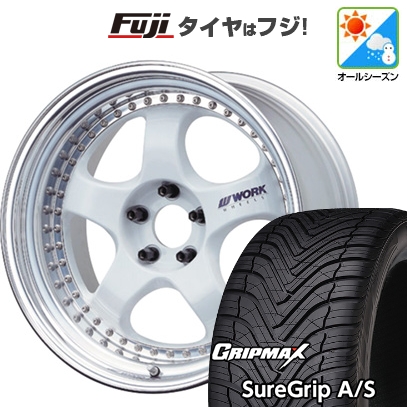 【新品国産車用5穴100】 | オールシーズンタイヤ ホイール4本セット | 225/40R18 | グリップマックス Sure Grip AS | マイスター S1 3P 18インチ