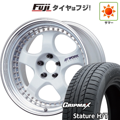 【新品国産車用5穴100】 | 夏タイヤ ホイール4本セット | 225/55R18 | スタチャー H/T BSW | WORK ワーク マイスター S1 3P | 8J 18インチ