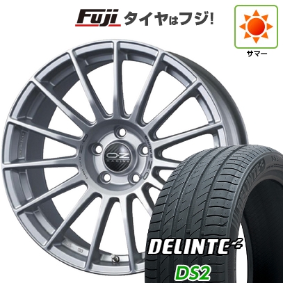 DELINTE - 【新品国産車用5穴114.3】 | 夏タイア 車輪4本仕掛ける | 225/45R19 | デリンテ DS2(押さえる) | OZ スーパーツーリズモ LM | 8.5J 19in 車、バイク、自転車-夏タイヤ、ホイールセット-自動車