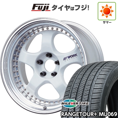 【新品国産車用5穴114.3】 | 夏タイヤ ホイール4本セット | 235/55R20 | ミレバー MU069 | WORK ワーク マイスター S1 3P | 8J 20インチ