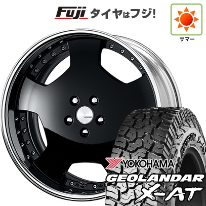 【新品国産車用5穴114.3】 | 夏タイヤ ホイール4本セット | 235/60R18 | ヨコハマ ジオランダー X-AT G016 OWL | WORK ワーク ランベック LDZ | 8J 18インチ