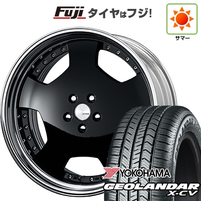 【新品国産車用5穴114.3】 | 夏タイヤ ホイール4本セット | 225/45R19 | ヨコハマ ジオランダー X-CV G057 | WORK ワーク ランベック LDZ | 7.5J 19インチ