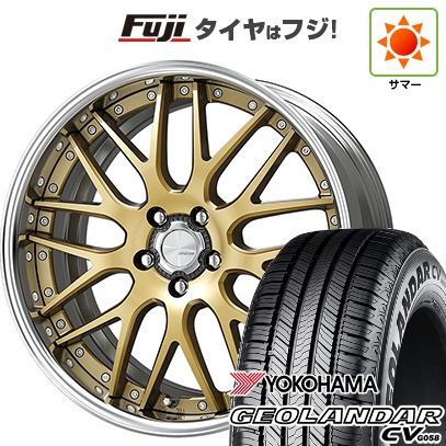 【新品国産車用5穴114.3】 | 夏タイヤ ホイール4本セット | 235/55R19 | ヨコハマ ジオランダー CV G058 | WORK ワーク ランベック LM1 | 8J 19インチ