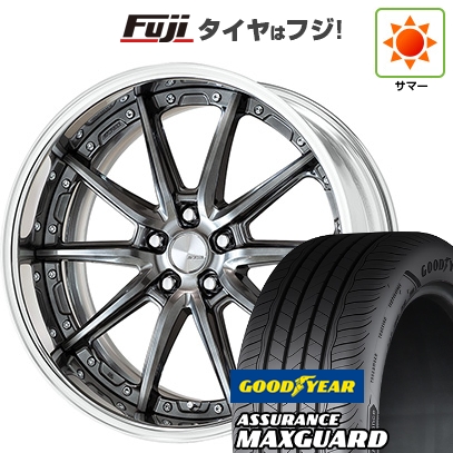 【新品国産車用5穴114.3】 | 夏タイヤ ホイール4本セット | 225/45R19 | グッドイヤー Assurance Maxguard(限定) | ランベック LS10 19インチ