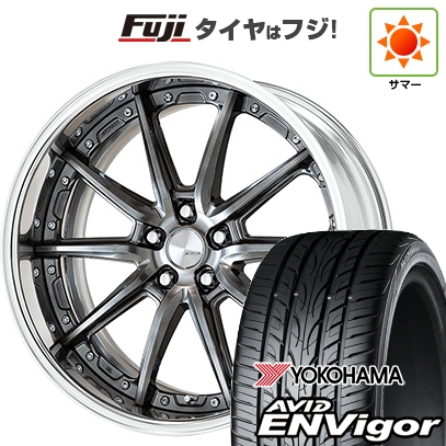 【新品国産車用5穴100】 | 夏タイヤ ホイール4本セット | 225/40R19 | ヨコハマ エイビッド エンビガーS321 | WORK ワーク ランベック LS10 | 7.5J 19インチ