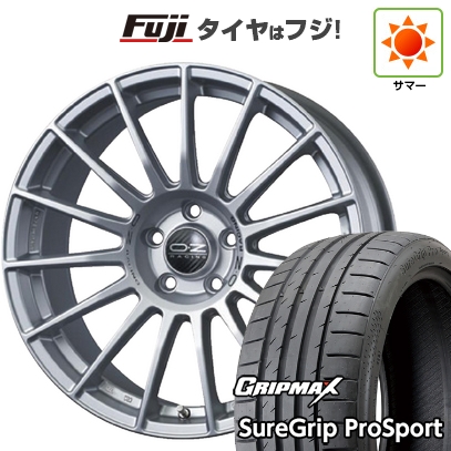 【新品国産車用 5穴100車】 夏タイヤ ホイール4本セット 215/40R18 グリップマックス シュアグリップ PRO SPORTS BSW（限定） OZ SツーリズモLM 18インチ