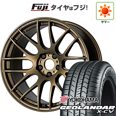 【新品国産車用5穴114.3】 | 夏タイヤ ホイール4本セット | 225/45R19 | ヨコハマ ジオランダー X-CV G057 | WORK ワーク エモーション M8R | 8.5J 19インチ