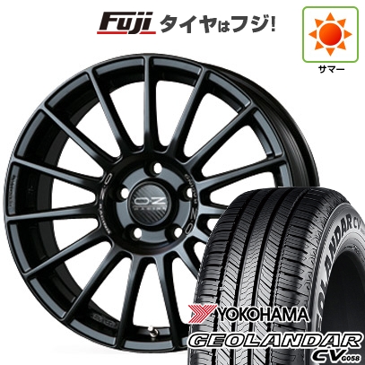 【新品国産車用5穴114.3】 | 夏タイヤ ホイール4本セット | 225/60R18 | ヨコハマ ジオランダー CV G058 | OZ スーパーツーリズモ LM | 8J 18インチ