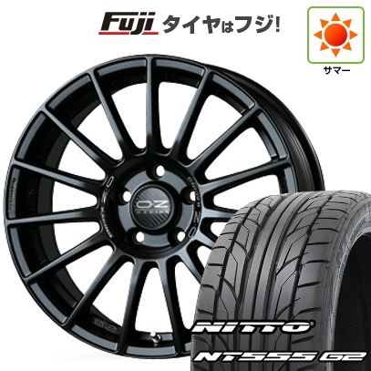 【パンク保証付き】【新品国産車用5穴114.3】 | 夏タイヤ ホイール4本セット | 225/40R19 | ニットー NT555 G2 | OZ スーパーツーリズモ LM | 19インチ