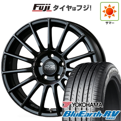 【パンク保証付き】【新品国産車用5穴114.3】 | 夏タイヤ ホイール4本セット | 245/45R19 | ブルーアース RV-03 | OZ スーパーツーリズモ LM | 19インチ