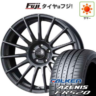 【新品国産車用5穴114.3】 | 夏タイヤ ホイール4本セット | 225/45R18 | ファルケン アゼニス FK520L | OZ スーパーツーリズモ LM | 8J 18インチ