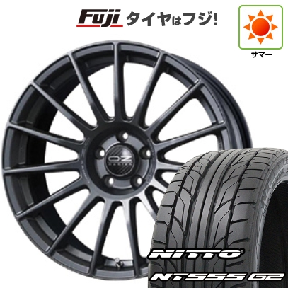 【パンク保証付き】【新品国産車用5穴114.3】 | 夏タイヤ ホイール4本セット | 225/40R19 | ニットー NT555 G2 | OZ スーパーツーリズモ LM | 19インチ