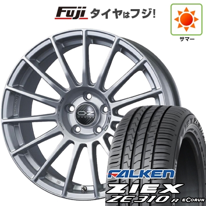 【新品国産車用5穴100】 | 夏タイヤ ホイール4本セット | 225/55R18 | ファルケン ジークス ZE310R エコラン(限定) | OZ スーパーツーリズモ LM | 8J 18インチ