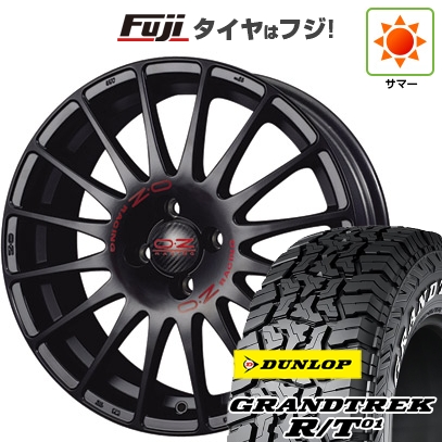【新品国産車用5穴114.3】 | 夏タイヤ ホイール4本セット | 225/65R17 | ダンロップ グラントレック R/T01 RWL/RBL | OZ スーパーツーリズモ GT | 7J 17インチ