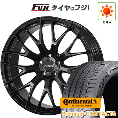 【新品国産車用5穴114.3】 夏タイヤ ホイール4本セット 245/40R21 プレミアムコンタクト6(限定) TWS エクスリート 109M モノブロック 21インチ