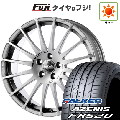 【新品国産車用5穴114.3】 | 夏タイヤ ホイール4本セット | 225/40R18 | ファルケン アゼニス FK520L | OZ スーパーツーリズモ GT | 8J 18インチ