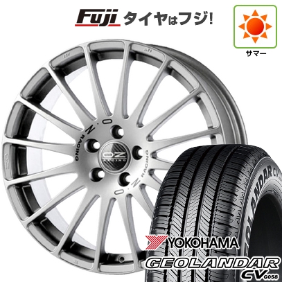 GEOLANDAR - 【新品国産車用5穴114.3】 | 夏タイア 車輪4本仕掛ける | 225/60R17 | ヨコハマ ジオランダー CV G058 | OZ スーパーツーリズモ GT | 7J 17in 自動車-タイヤ、ホイール-夏タイヤ、ホイールセット