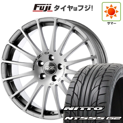 【パンク保証付き】【新品国産車用5穴100】 | 夏タイヤ ホイール4本セット | 215/35R19 | ニットー NT555 G2 | OZ スーパーツーリズモ GT | 8J 19インチ