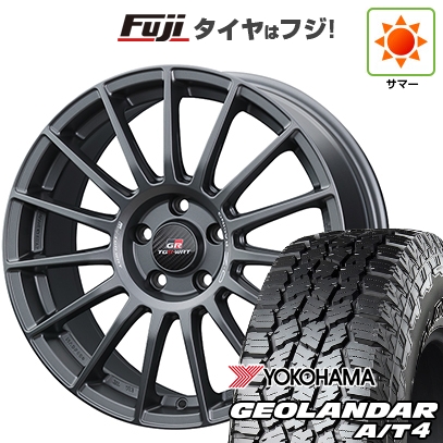 【新品国産車用5穴114.3】 | 夏タイヤ ホイール4本セット | 225/55R18 | ヨコハマ ジオランダー A/T4 G018 RBL | OZ スーパーツーリズモ TGR-WRT | 8J 18インチ