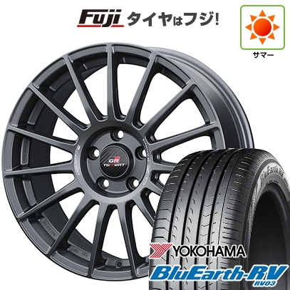 BluEarth - 【焼け切れる言いはなつ付き添い人】【新品国産車用5穴114.3】 | 夏タイア 銀輪4本仕掛ける | 225/65R17 | 青味地べた RV-03 | OZ スーパーツーリズモ TGR-WRT 17in