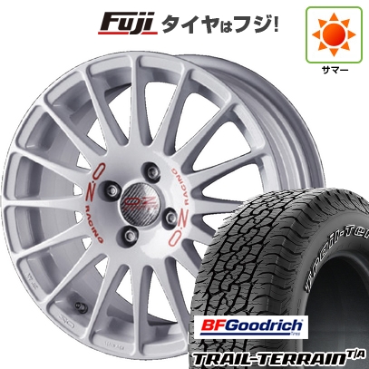 【新品国産車用5穴114.3】 | 夏タイヤ ホイール4本セット | 225/65R17 | BFグッドリッチ トレールテレーンT/A ORWL | OZ スーパーツーリズモ WRC | 7J 17インチ
